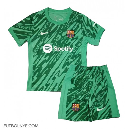 Camiseta Barcelona Portero Visitante Equipación para niños 2024-25 manga corta (+ pantalones cortos)